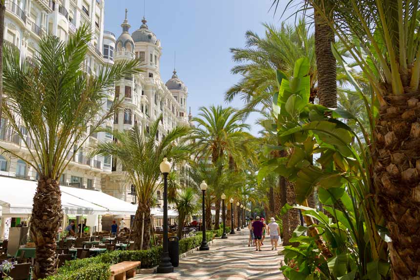 Alicante paseo-de-la-explanada acheter en espagne