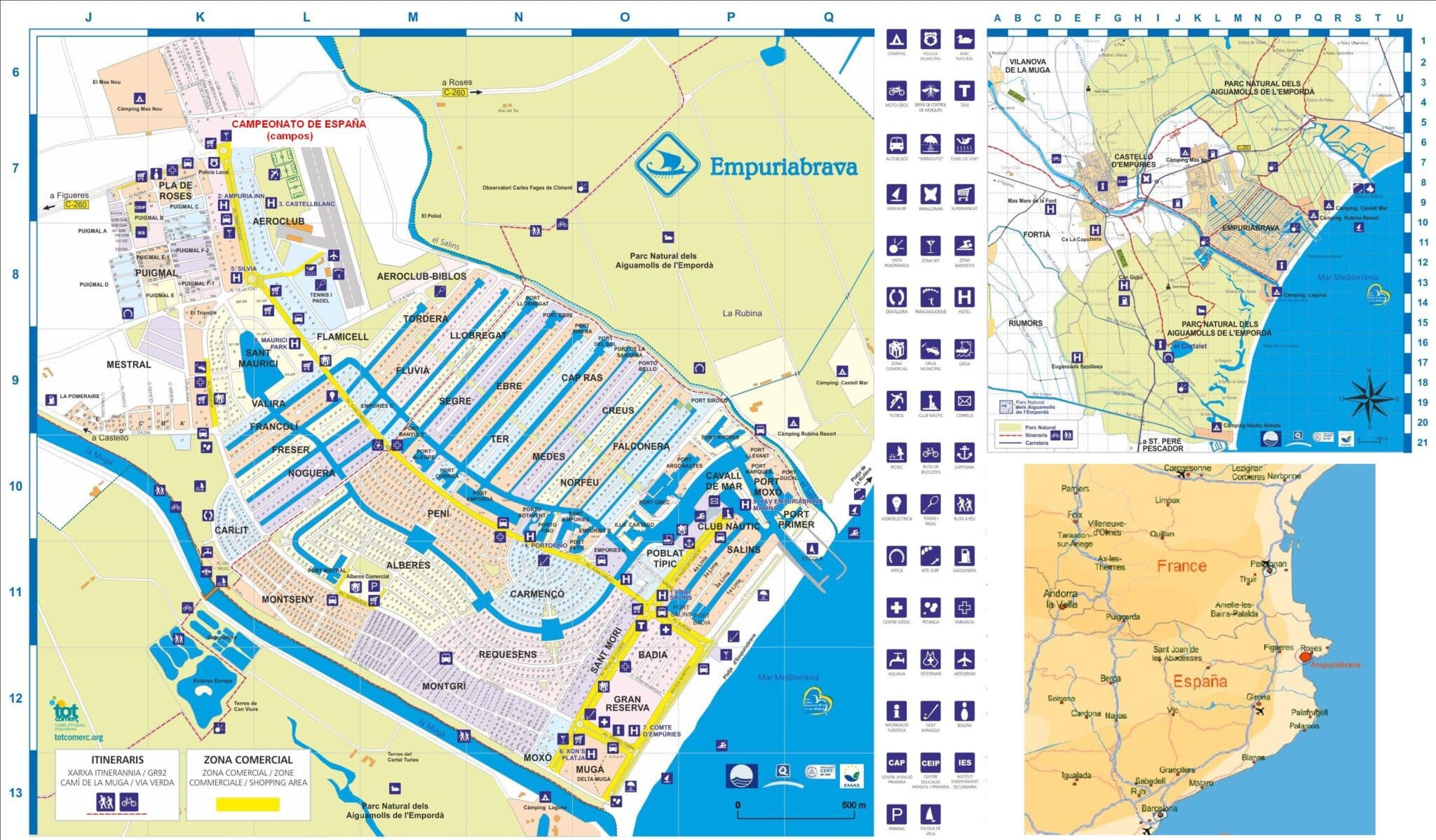 Empuriabrava plan acheter en Espagne immobilier