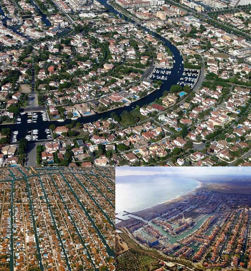 Empuriabrava vue aérienne acheter en espagne immobilier
