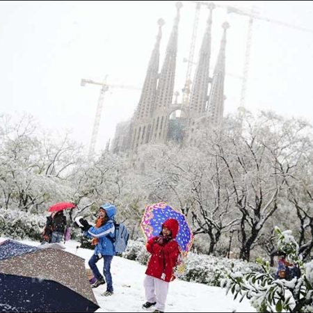 lutter contre le froid neige Barcelone acheter immobilier espagne