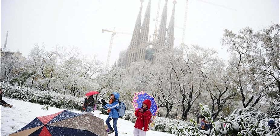lutter contre le froid neige Barcelone acheter immobilier espagne