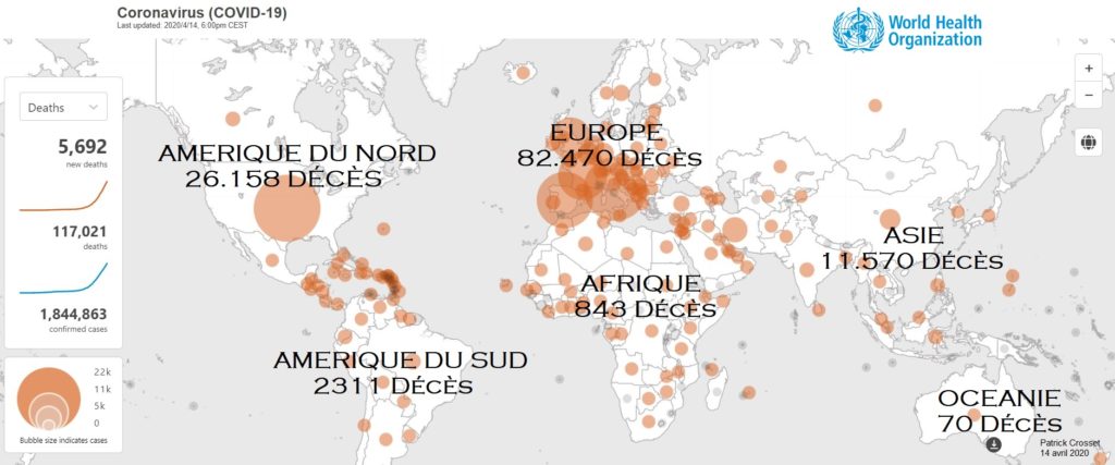 Coronavirus Covid-19 carte monde acheter immobilier espagne