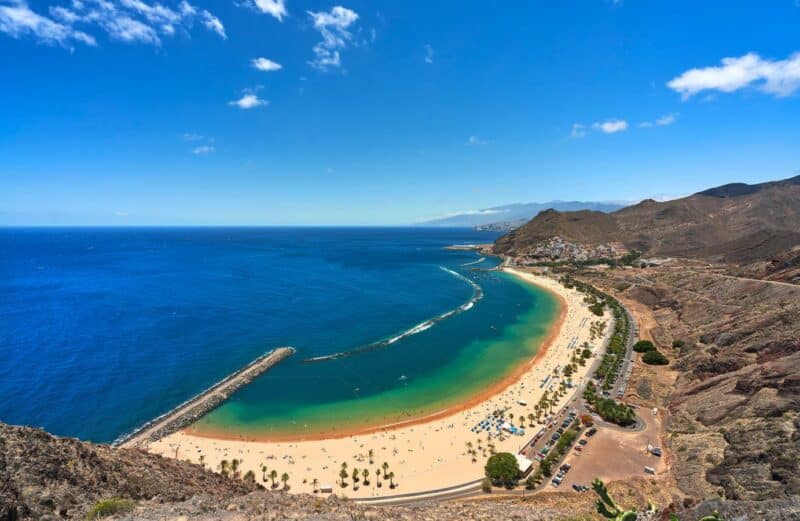 Playa La Teresitas tenerife plages